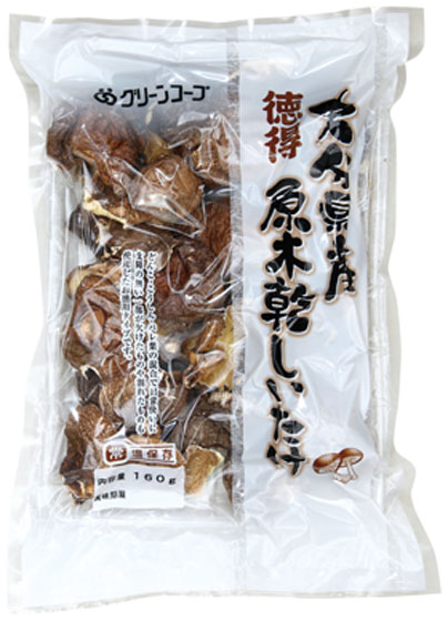 大分県産　徳得原木乾しいたけ