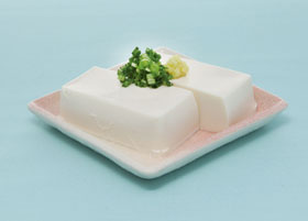 阿蘇の伏流水をつかった絹豆腐