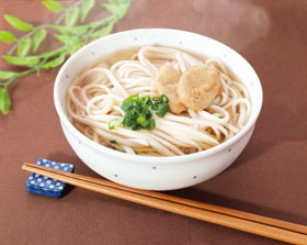 チクゴイズミの乾麺うどん