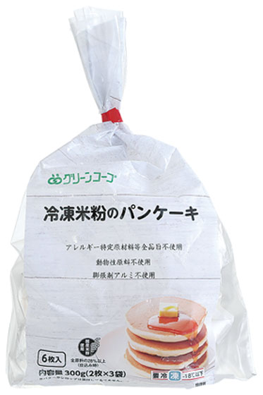 冷凍米粉のパンケーキ